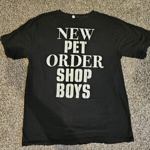 New Order/ Pet Shop Boys tour t shirt
